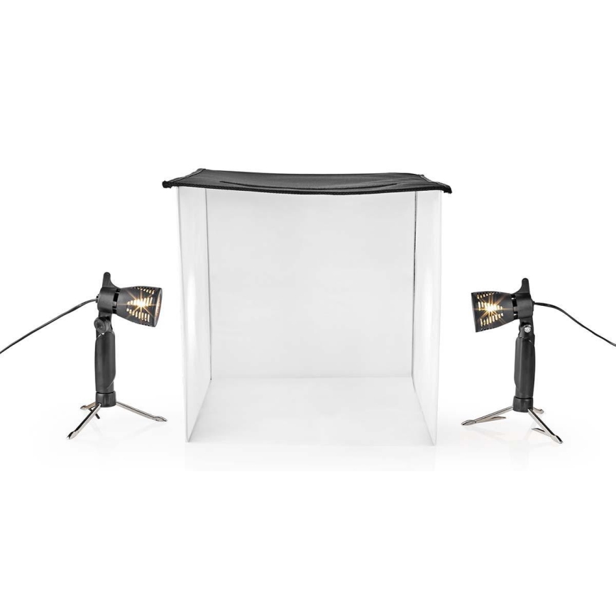 LED Prenosni fotostudio 2xGU10/5W/230V