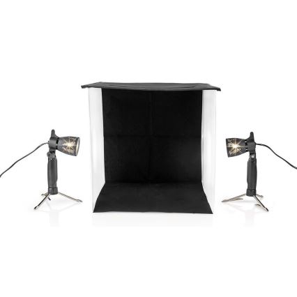LED Prenosni fotostudio 2xGU10/5W/230V