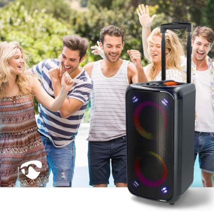 LED RGB Punjiv zvučnik 240W/4000 mAh + daljinski upravljač