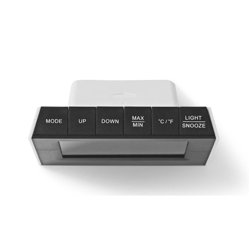 Meteostanica sa LCD ekranom u boji 230V/3xAAA + 2xAA crna