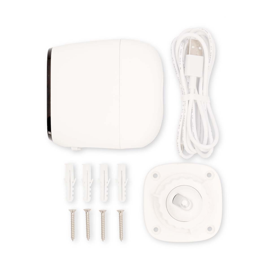 Pametna spoljašnja punjiva kamera sa senzorom SmartLife 4MP Quad HD 1440p 5V/5200mAh Wi-Fi Tuya IP66