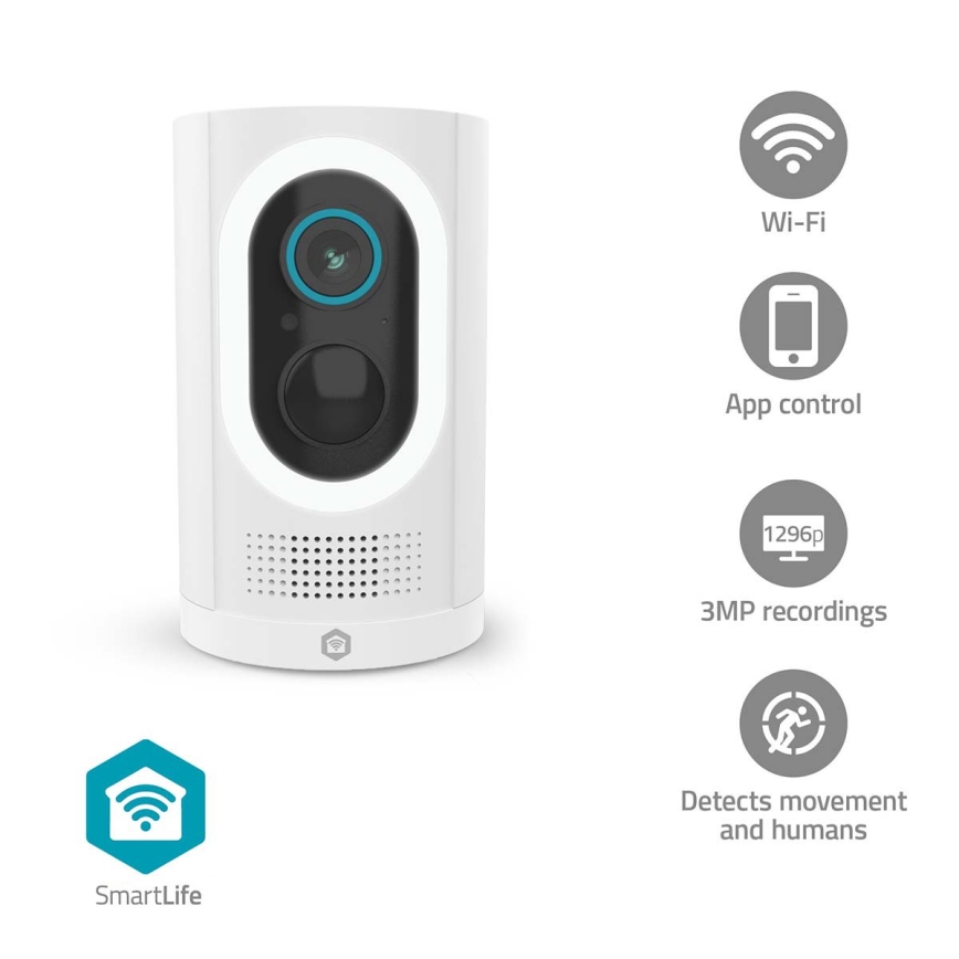 Pametna kamera 3MP Full HD 1296p 6700 mAh Wi-Fi Tuya IP65