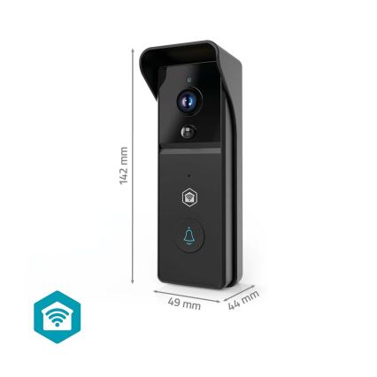 Video zvono sa senzorom pokreta SmartLife, 4400 mAh, Full HD 1296p, IP44, Wi‑Fi, Tuya