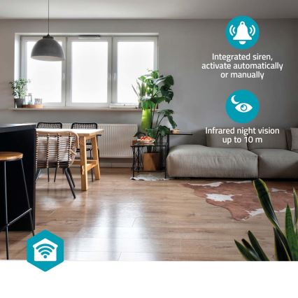 Pametna kamera Smartlife 5V 3MP Full HD 1296p Wi-Fi Tuya