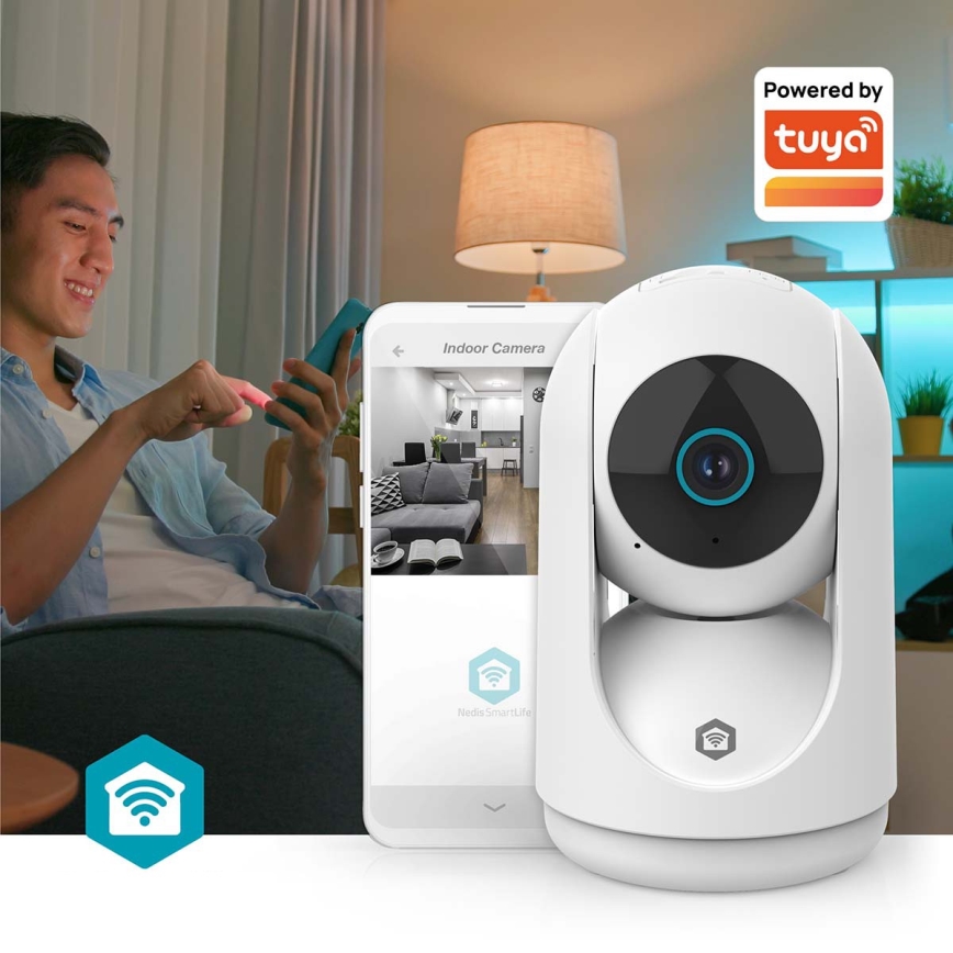 Pametna kamera Smartlife 5V 3MP Full HD 1296p Wi‑Fi Tuya