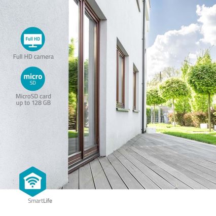 Pametna spoljašnja kamera Smartlife Full HD 1080p sa LED osvetljenjem Wi-Fi Tuya IP65