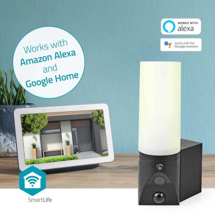 Pametna spoljašnja kamera SmartLife Full HD 1080p sa LED osvetljenjem, Wi-Fi, Tuya, IP65