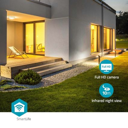 Pametna spoljašnja kamera SmartLife Full HD 1080p sa LED osvetljenjem, Wi-Fi, Tuya, IP65