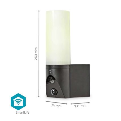 Pametna spoljašnja kamera SmartLife Full HD 1080p sa LED osvetljenjem, Wi-Fi, Tuya, IP65