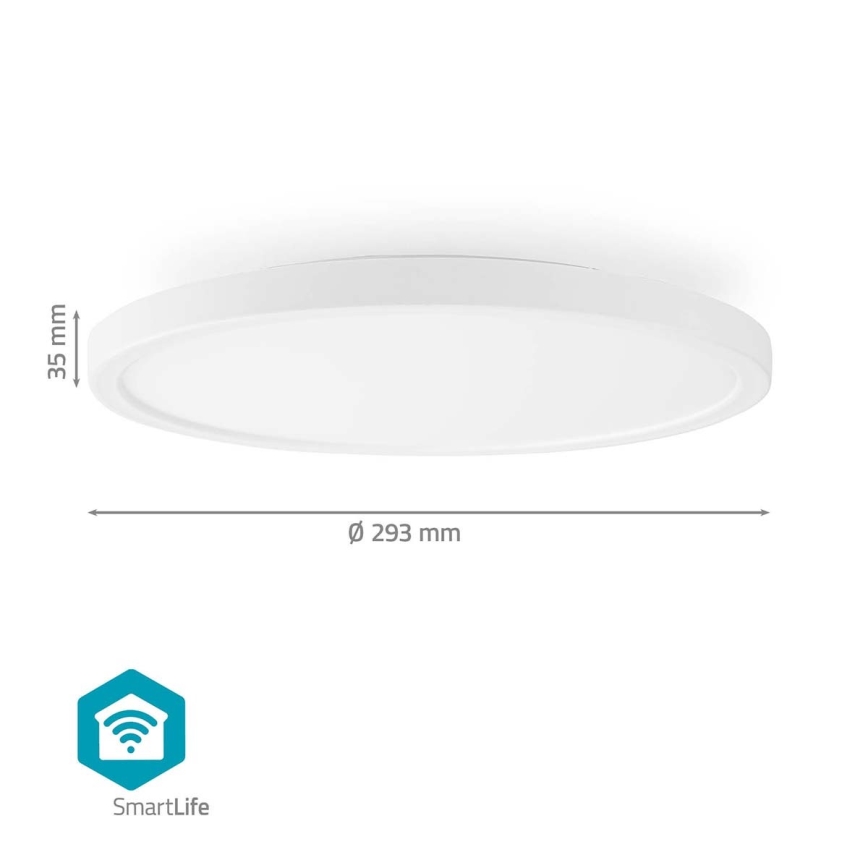 LED RGBW prigušiva plafonska svetiljka SmartLife LED/18W/230V 2700-6500K Wi-Fi Tuya