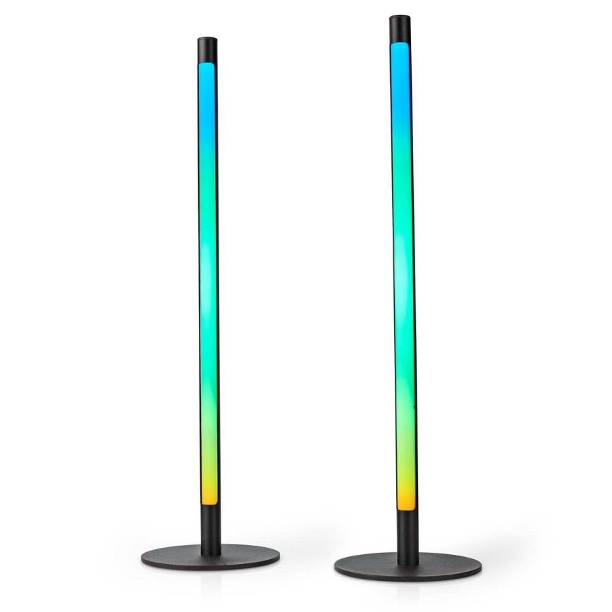 KOMPLET 2x LED RGBIC prigušiva stolna lampa SmartLife LED/36W/230V 55 cm 2700-6500K Wi-Fi Tuya + daljinski upravljač