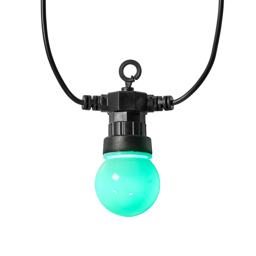 LED RGB spoljna dekorativna girlanda 10xLED 12m IP65 Wi-Fi Tuya