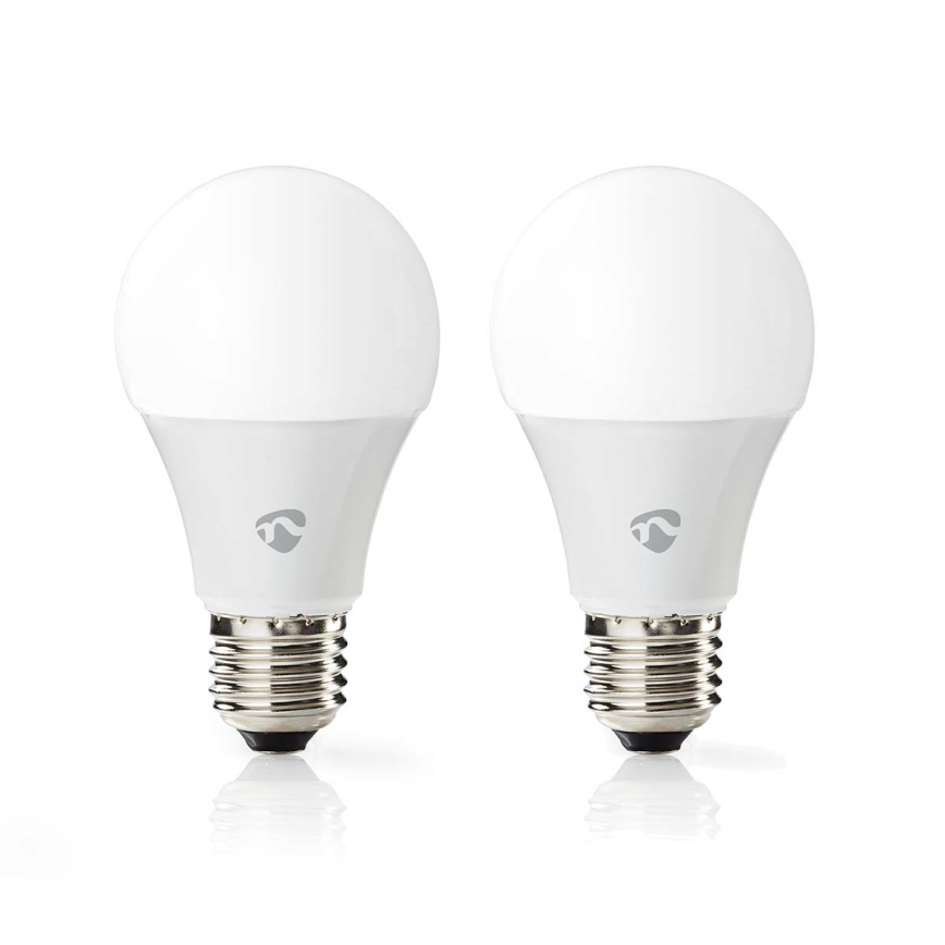 KOMPLET 2x LED RGBW prigušiva sijalica SmartLife E27/9W/230V Wi-Fi 2700-6500K