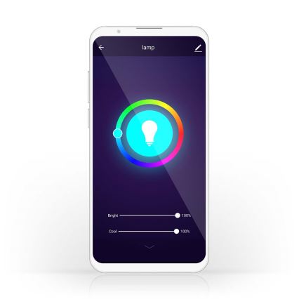 KOMPLET 2x LED RGBW prigušiva sijalica SmartLife E27/9W/230V Wi-Fi 2700-6500K