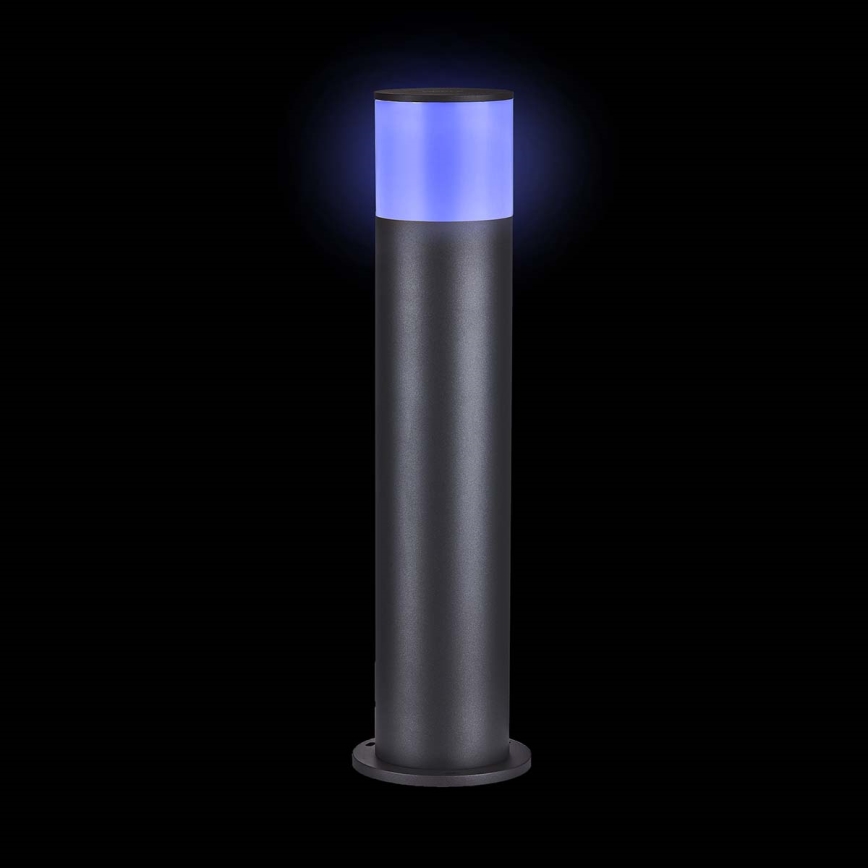 LED RGBW prigušiva spoljašnja lampa SmartLife LED/10W/230V IP65 Wi-Fi Tuya crna