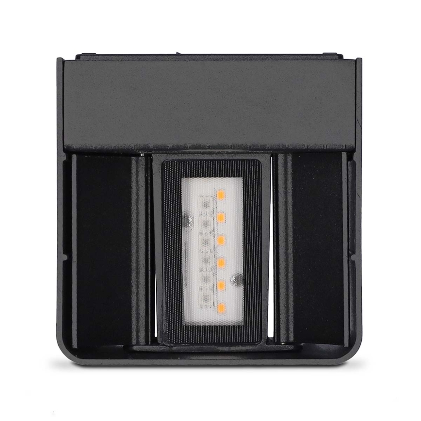LED RGBW prigušiva spoljašnje zidno svetlo SmartLife LED/12W/230V IP65 Wi-Fi Tuya crno