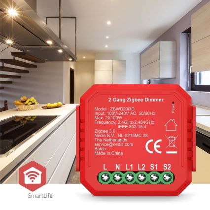 Pametni dualni prigušiva SmartLife 230V