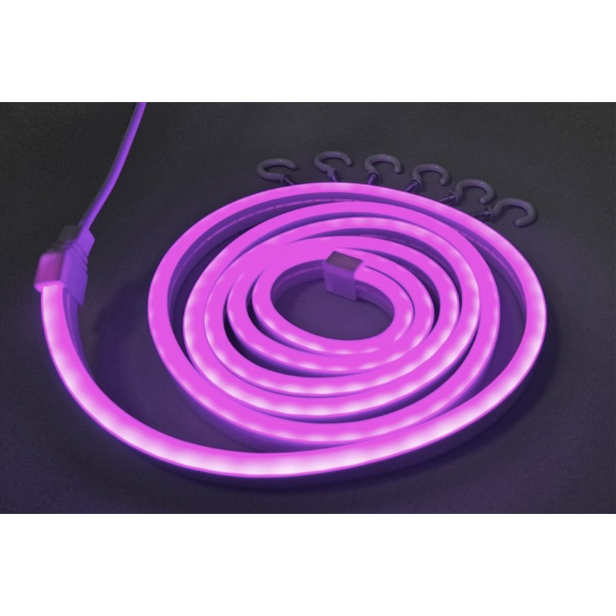 NEON LED fleksibilna traka 5V USB, 1,8 m, ljubičasta