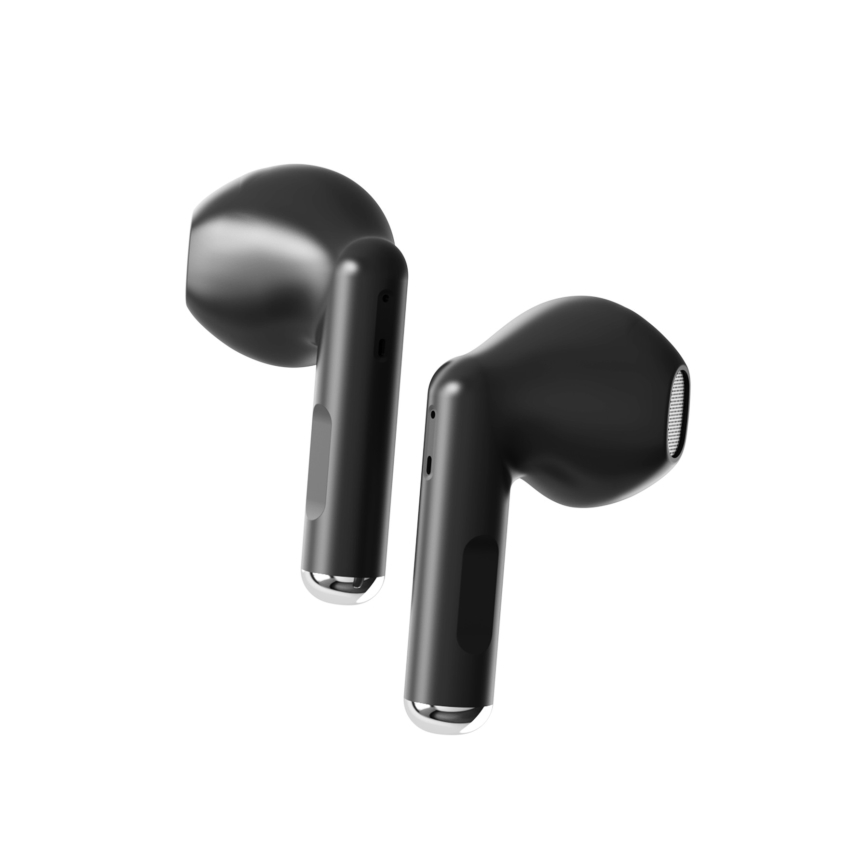 Niceboy Beans 4 - Bežične slušalice 300 mAh + 2x 35 mAh IPX4 crne