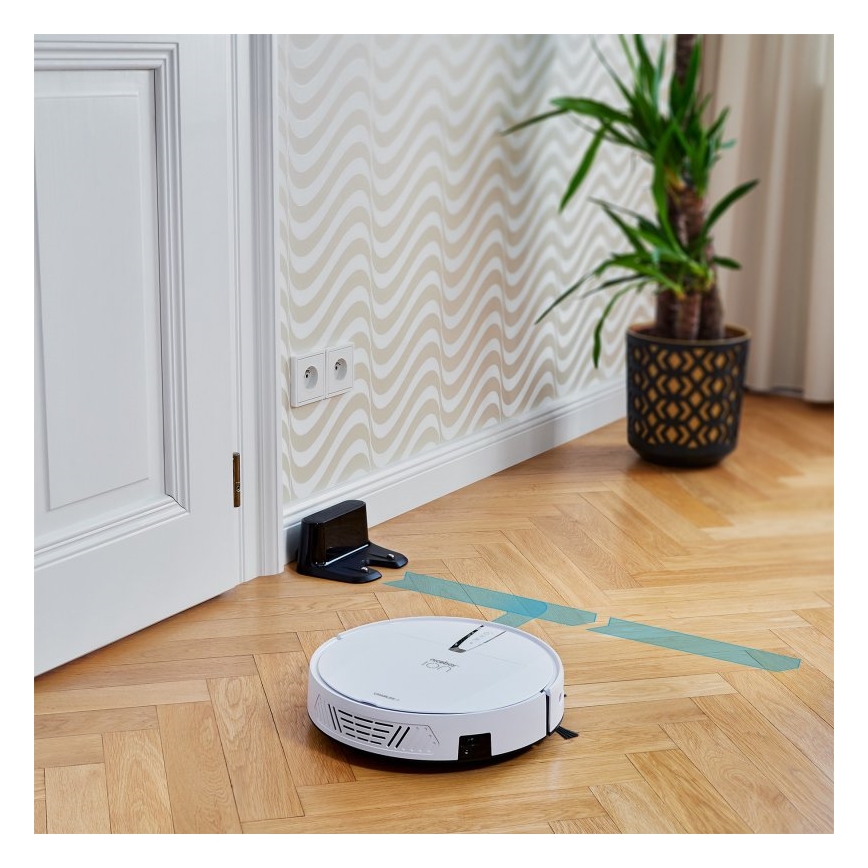 Niceboy ION Charles i4 - Pametan robotski usisivač 2u1 4400 mAh Wi-Fi bela + daljinski upravljač