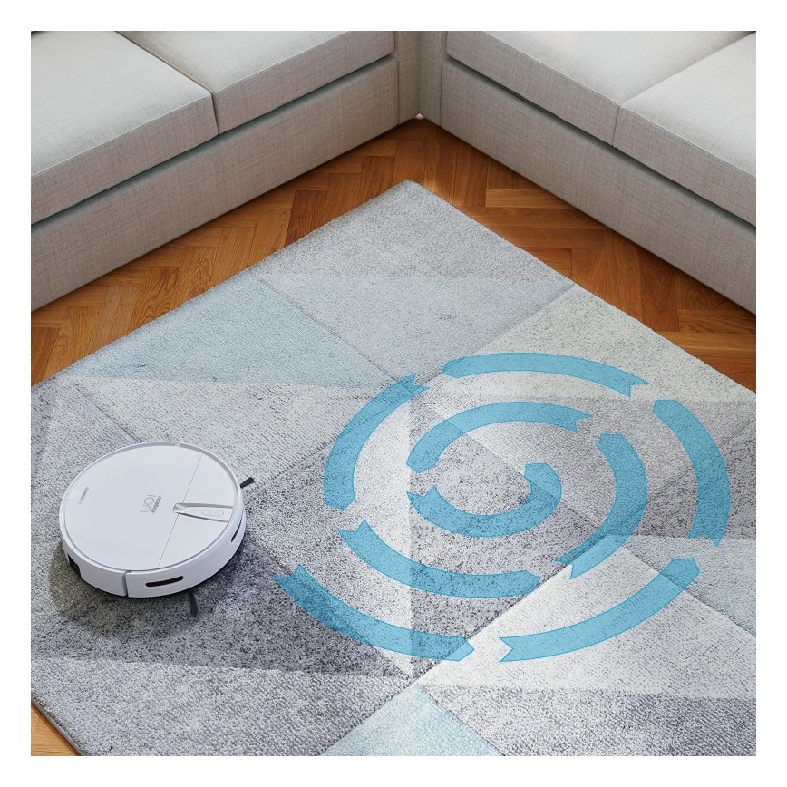 Niceboy ION Charles i4 - Pametan robotski usisivač 2u1 4400 mAh Wi-Fi bela + daljinski upravljač