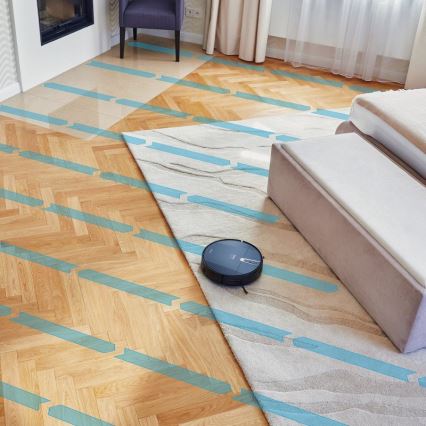 Niceboy ION Charles i4 - Pametan robotski usisivač 2u1 4400 mAh Wi-Fi crna + daljinski upravljač