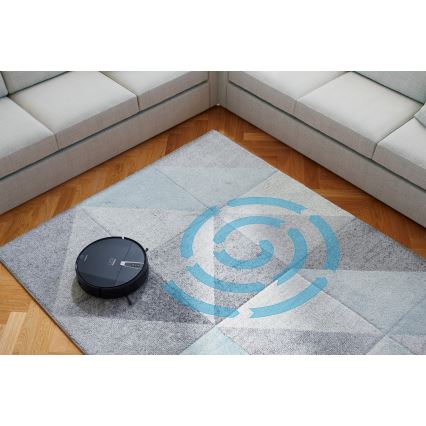 Niceboy ION Charles i4 - Pametan robotski usisivač 2u1 4400 mAh Wi-Fi crna + daljinski upravljač