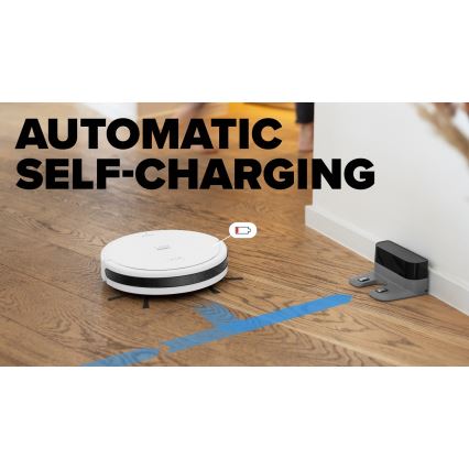 Niceboy ION Charles i6 - Pametni robotski usisivač 2u1 2600 mAh Wi-Fi beo