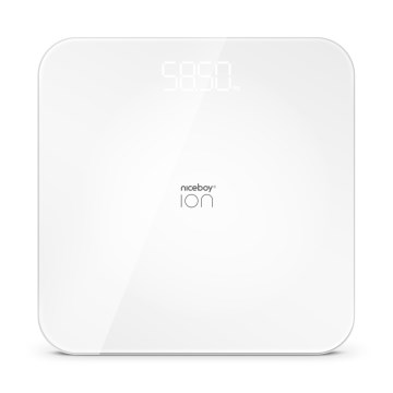 Niceboy ION FitScale - Digitalna lična vaga 3xAAA bela