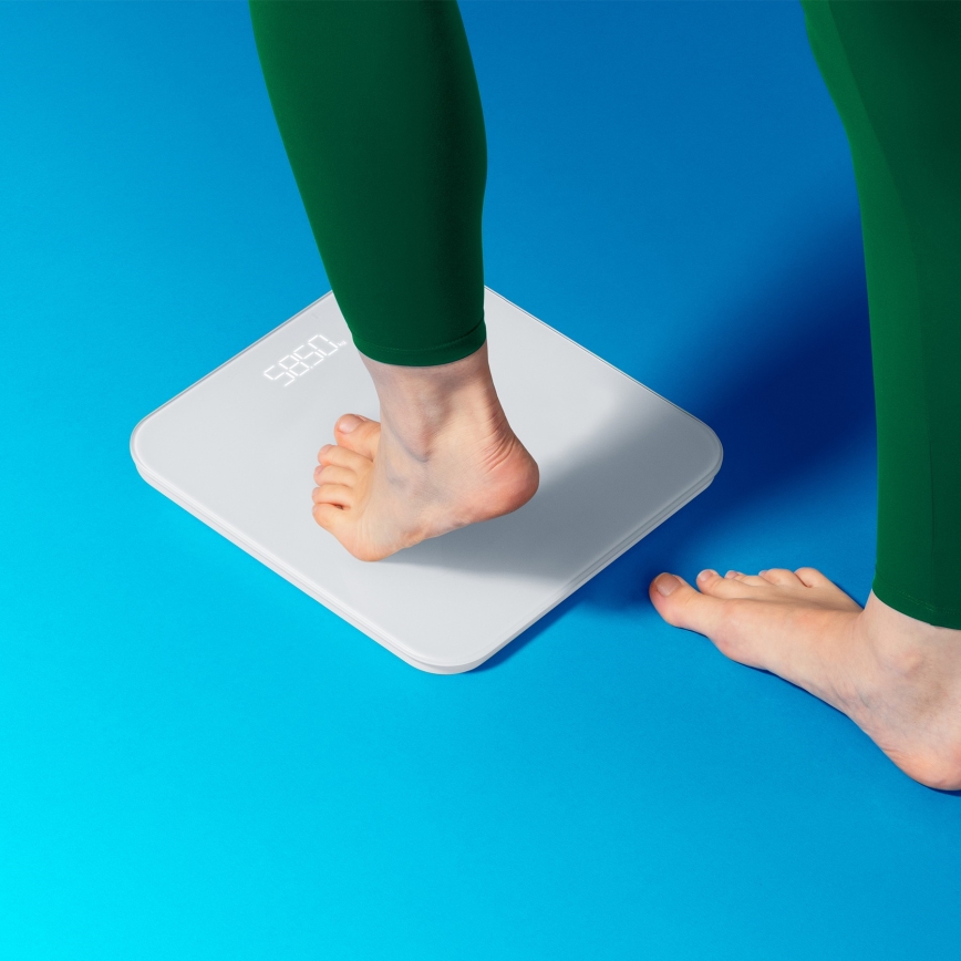 Niceboy ION FitScale - Digitalna lična vaga 3xAAA bela