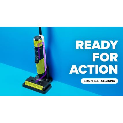 Niceboy ION Hurricane W9 - Bežični štapni usisivač 2u1 180W/2600 mAh crna