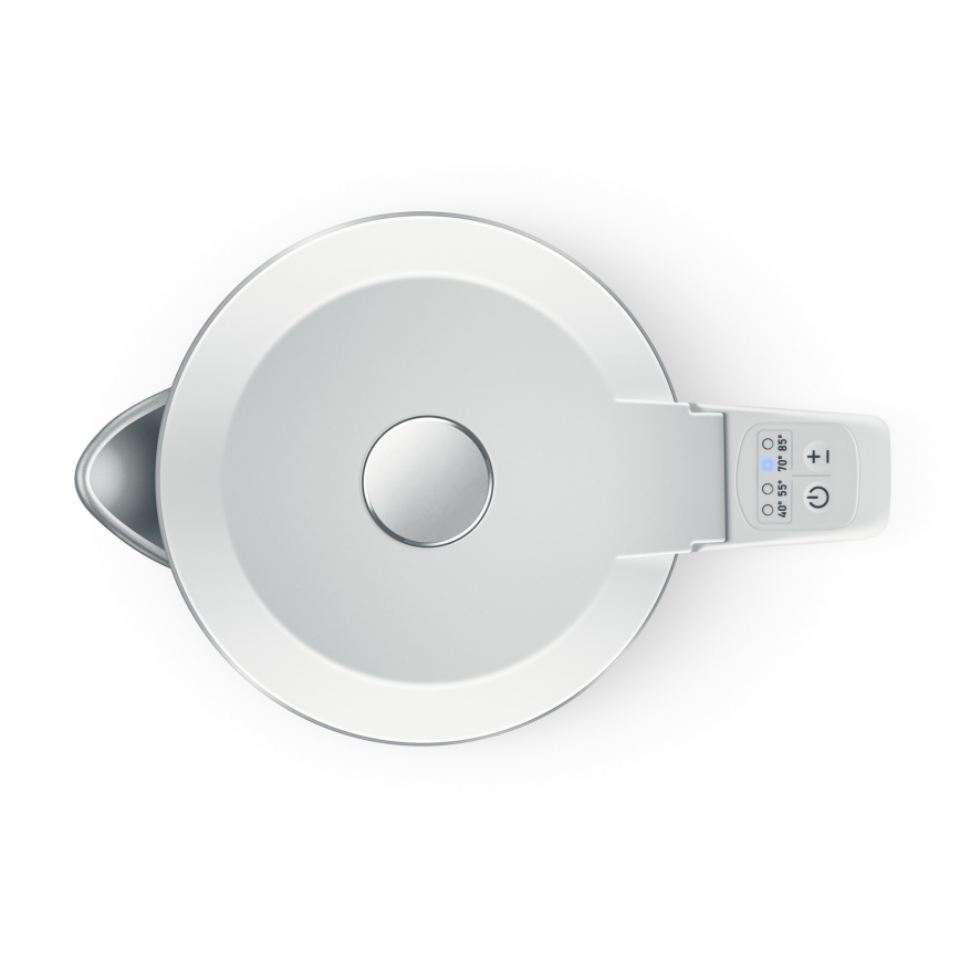 Niceboy ION SmartKettle - Pametni brzi električni čajnik sa termoregulacijom 1,7 l 2200W/230V Wi-Fi bela