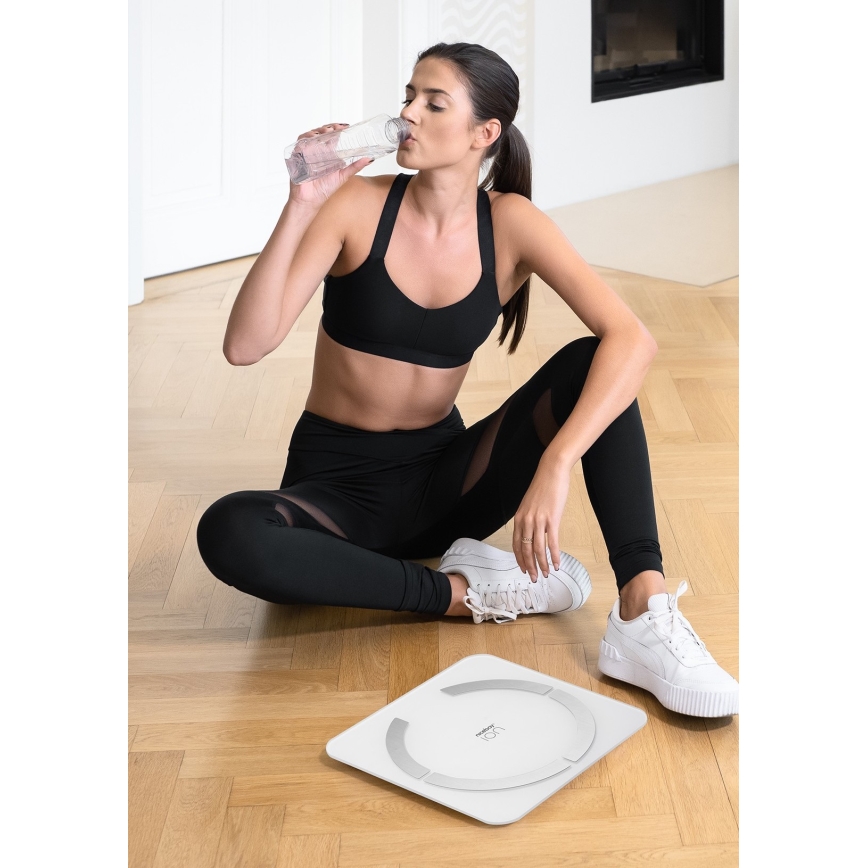 Niceboy ION SmartScale - Pametna digitalna lična vaga 3xAAA bela