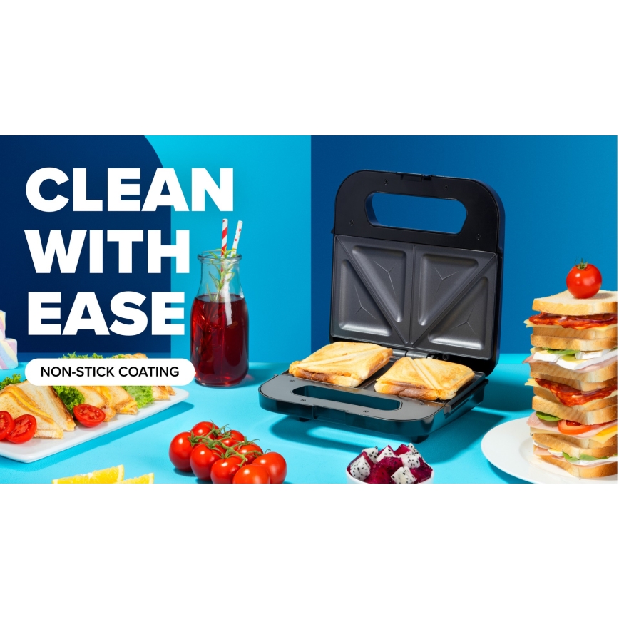 Niceboy ION Snacker S1 - Toster 750W/230V mat hrom/crna