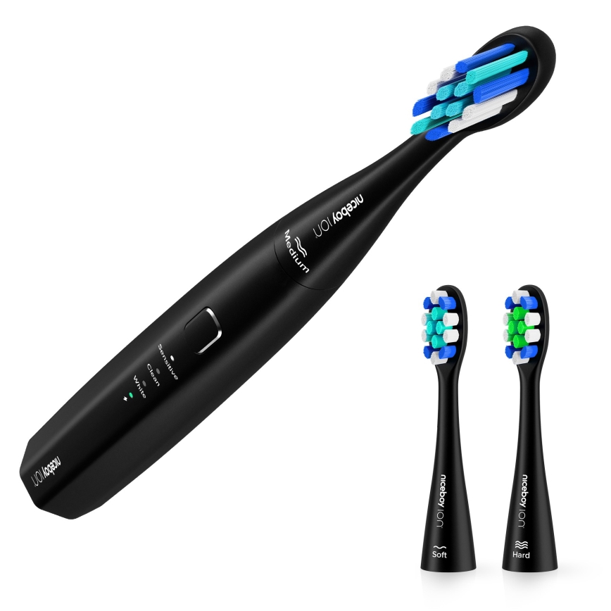 Niceboy ION Sonic Lite - sonična četkica za zube 500 mAh IPX7 crna