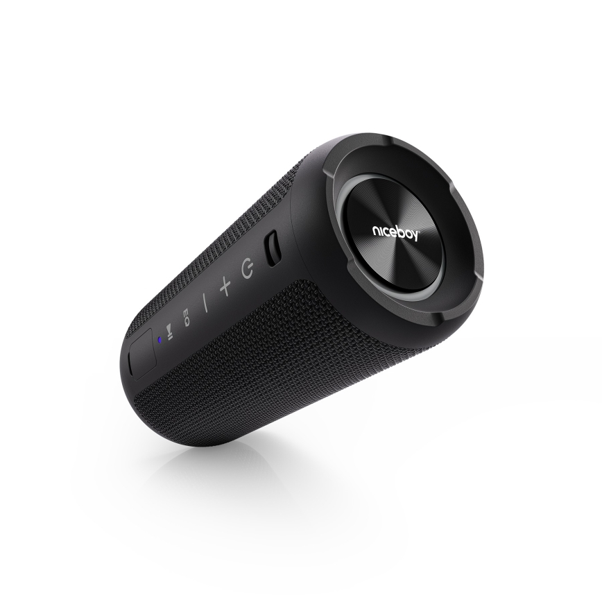 Niceboy Orion - LED bežični zvučnik sa mikrofonom 24W/2200 mAh IPX7 crna