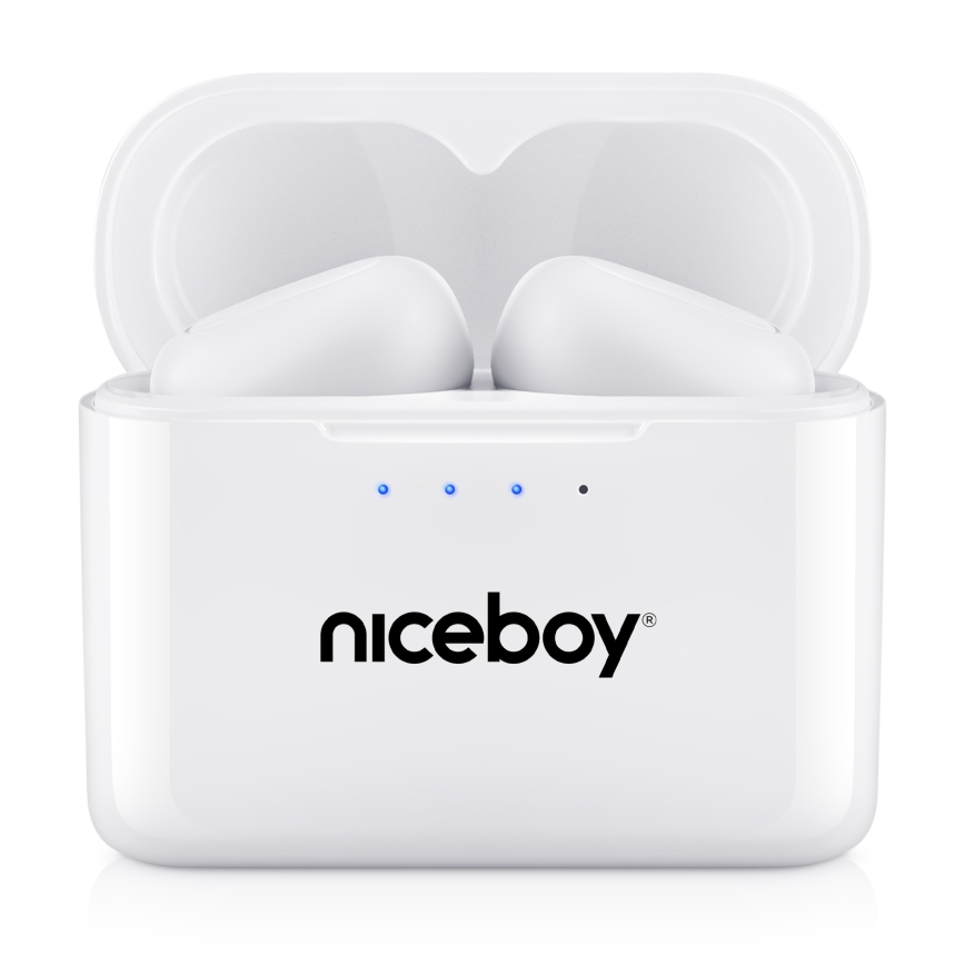 Niceboy Podsie 4 - Bežične slušalice IP54 bele