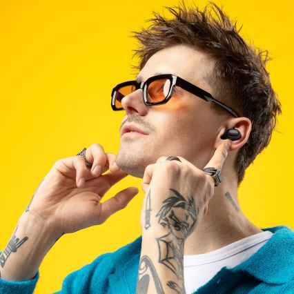 Niceboy Podsie 4 - Bežične slušalice IP54 crne