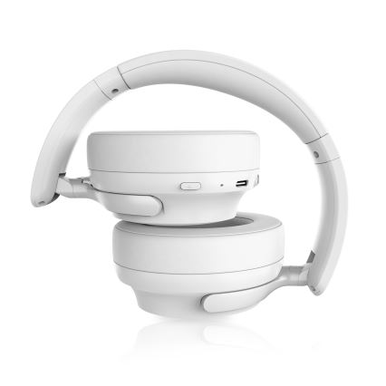 Niceboy Stellar - Bežične slušalice sa mikrofonom i prigušiva 400 mAh IPX4 bela