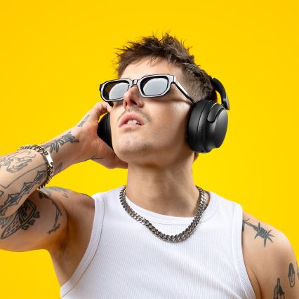 Niceboy Stellar - Bežične slušalice sa mikrofonom i prigušiva buke (ANC), 400 mAh, IPX4, crne