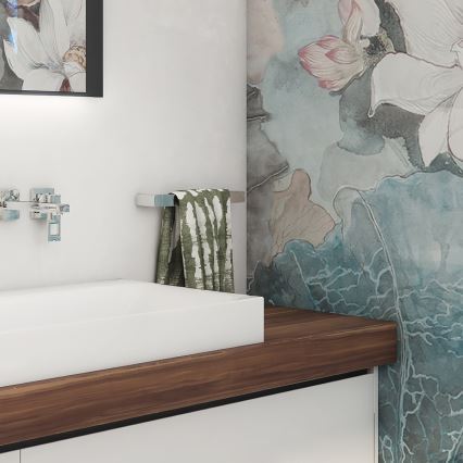 NIMCO MA 29046-26 - Zidni držač za peškire MAYA 46 cm sjajni hrom
