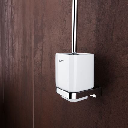 NIMCO MA set-94KN-26 - Zidna WC četka i držač toaletnog papira MAYA sjajni hrom