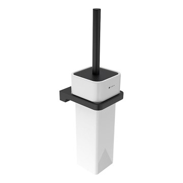 NIMCO MAC 29094K-90 - Zidna WC četka MAYA bela/mat crna