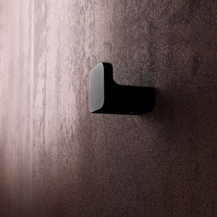 NIMCO MAC set-31K-T-90 - Zidni dozator sapuna, držač za četkice za zube i zidna kuka MAYA 320 ml bela/mat crna