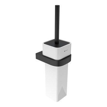 NIMCO NKC 30094K-90 - Zidna WC četka NIKAU bela/mat crna