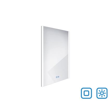 NIMCO ZP 11001VX - prigušiva LED kupatilsko ogledalo sa pozadinskim osvetljenjem LED/21W/230V 3000-6500K 70x50 cm IP44