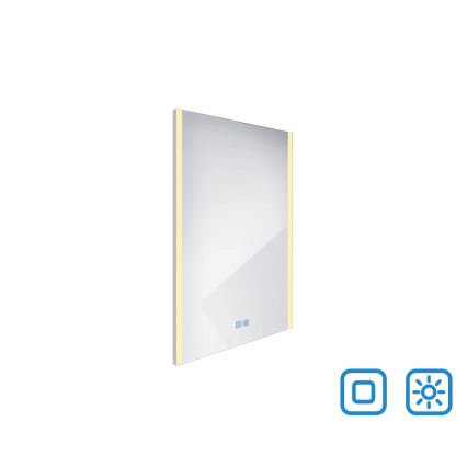 NIMCO ZP 11001VX - prigušiva LED kupatilsko ogledalo sa pozadinskim osvetljenjem LED/21W/230V 3000-6500K 70x50 cm IP44