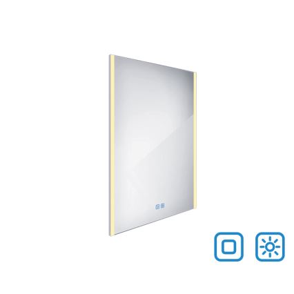 NIMCO ZP 11002VX - LED prigušiva ogledalo za kupatilo sa pozadinskim osvetljenjem LED/24W/230V 3000-6500K 80x60 cm IP44