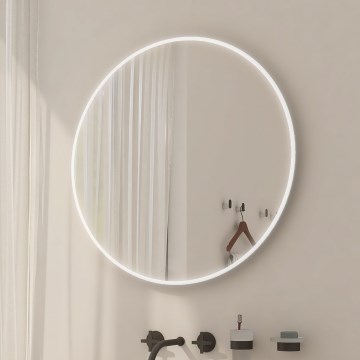 NIMCO ZP 26000R - LED kupatilsko ogledalo sa pozadinskim LED osvetljenjem LED/26W/230V 6500K prečnik 60 cm IP44