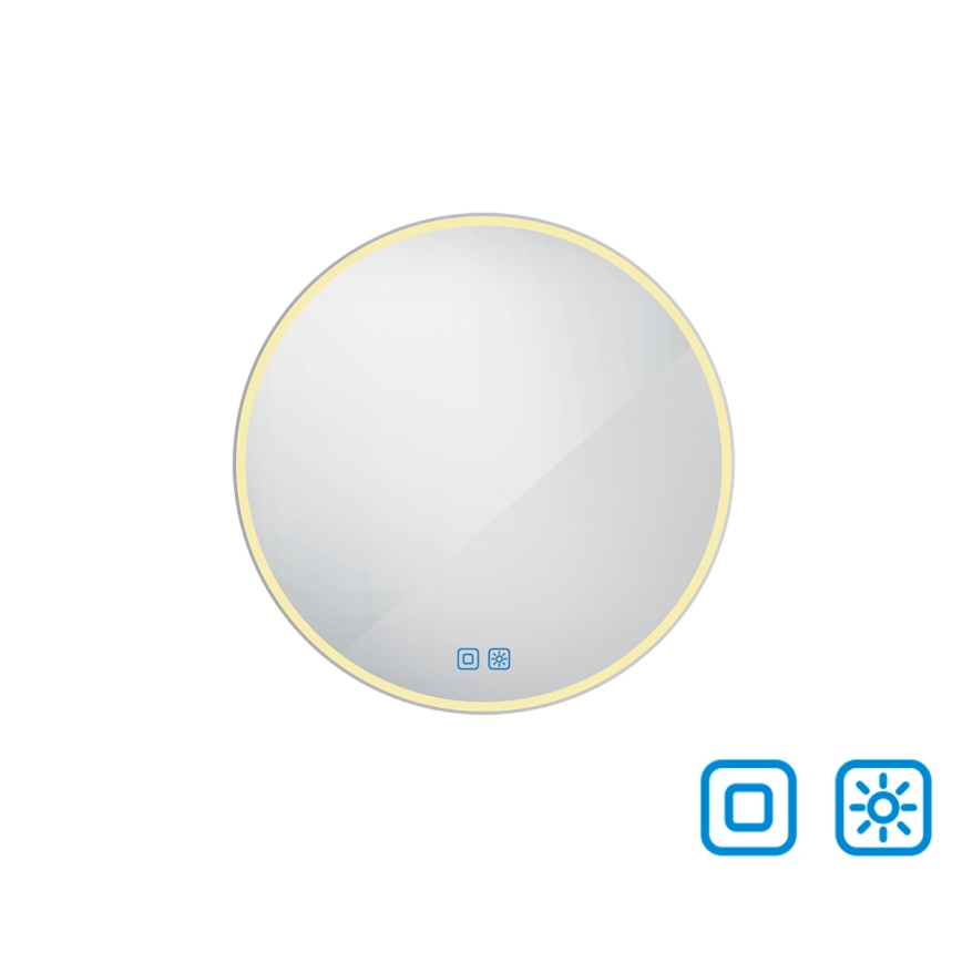 NIMCO ZP 26000RVX - LED prigušiva ogledalo za kupatilo sa pozadinskim LED osvetljenjem LED/26W/230V 3000-6500K prečnika 60 cm IP44